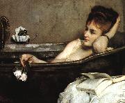 Alfred Stevens The Bath (san06) USA oil painting artist